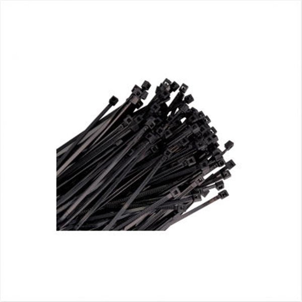 Abacus Wire Tie 4in. Black 100-Package 18Lb Tensile AB2590740